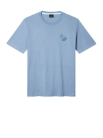 เสื้อยืดผู้ชาย รุ่น M2R-010R-TP5418-43D สีฟ้า