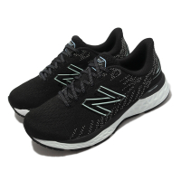New Balance 慢跑鞋 Fresh Foam 880 V11 D 寬楦 女鞋 黑 藍 運動鞋 緩震 透氣 反光 W880E11D