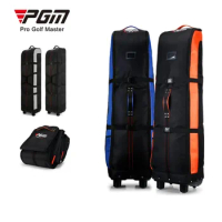 PGM Golf Aviation Multifunction Waterproof Foldable Travel Golf Bag with Wheels Thickened Breathable Sponge
