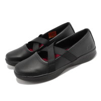 Skechers 工作鞋 Sunrosa 女鞋 黑 全黑 彈性 記憶鞋墊 防滑 耐油 安全設計 休閒鞋 108071BLK