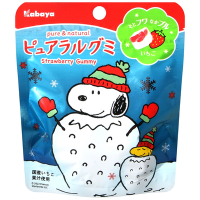 (即期良品)Kabaya Pureral軟糖[草莓風味] 58g