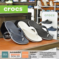 hhhj [ลิขสิทธิ์แท้] Crocs Crocband Flip [U] NEA รองเท้าแตะ คร็อคส์ แท้ รุ่นฮิต ได้ทั้งชายหญิง hhhj96