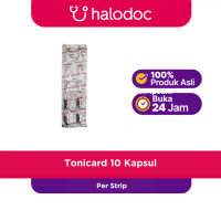 Tonicard 10 Kapsul - Suplemen Kesehatan Tubuh untuk Kesehatan