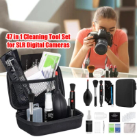 47-7PCS Camera Cleaner Kit DSLR Len Digital Camera Sensor Cleaning with Brush for Sony Fujifilm Nikon Canon SLR DV Cameras Clean