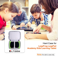 LTGEM Green EVA Hard Case for LeapFrog LeapPad Academy Kid's Learning Tablet