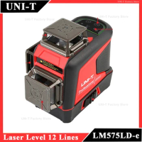 UNI-T LM573LD E Laser Level Machine 12 Lines with Receiver Professional Laser Level Horizontal And Vertical Self-leveling Tool