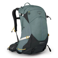 【Osprey】Sirrus 34 透氣網架健行登山背包 34L 女款 石蓮綠(登山背包 健行背包 運動背包)