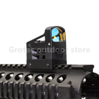 Hunting Scopes RMS Reflex Mini Red Dot Sight With Vented Mount and Spacers For Glock Pistol 20mm Rail Moun