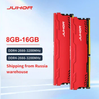 JUHOR Ram DDR3 1600MHz 8GB 16GB DDR4 8GB 16GB 2666MHz 3600MHz 3200MHz Desktop Memory Dimm High speed Memoria Ram