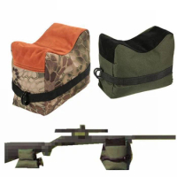 Sniper Shooting Gun Bag Front Rear Bag Target Stand Rifle Support Sandbag Bench Unfilled Hunting Rifle Rest Airsoft Accessories