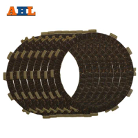 AHL Motorcycle Clutch Friction Plates Set For HONDA CR250R CR250 R 1983-2007 Clutch Lining #CP-00037