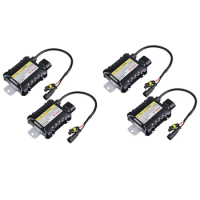 4X 55W HID Bi Xenon Ballast 12V Digital Slim Ballast Fast Bright Electronic Ballast For H1 H3 H3C H4-1 H4-2 H7 H8