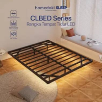 Homedoki CloudBed Series / Ranjang / Tempat Tidur Besi / Divan Kasur / Dipan Tempat Tidur 160