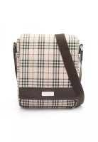 Burberry Pre-Loved Burberry Nova check Shoulder bag canvas leather light beige multicolor