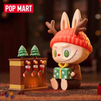 Pop Mart Labubu The Monsters Let's Christmas Series Blind Box Toys Doll Cute Anime Figure Desktop Ornaments Collection Gift