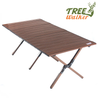 【TreeWalker】輕量化蛋捲碳鋼桌-大(附收納提袋)