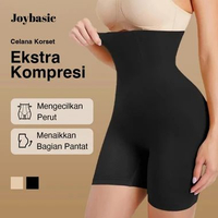 Joybasic Celana Korset Wanita Pelangsing Perut Buncit Hilang Cikor Ori Anti Ngelipet Krem XS/S