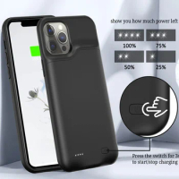 10000Mah Battery Cases For IPhone 11 12 Pro Max X XS Max XR 6 7 8 6S Plus SE 2020 Battery Charger Case Bank Power Case Cover
