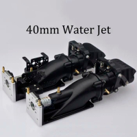 NEW MSQ 40mm Water Jet Boat Pump Spray Water Thruster With Reversing bucket 4/5mm Shaft for RC Model Jet Boats