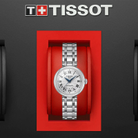 【TISSOT 天梭】官方授權 Bellissima 羅馬機械女錶-29mm 母親節禮物 送行動電源(T1262071101300)