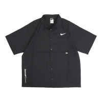 Nike 短袖襯衫 NSW Dri-FIT Shirts 男款 黑 基本款 休閒 口袋 快乾 DX6308-010