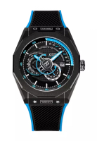 Bonest Gatti 自動中性不鏽鋼手錶，橡膠錶帶