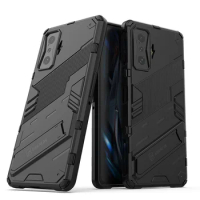 For Xiaomi Redmi K40 K50 Gaming Shockproof Armor Back Cover Case For Redmi K40 K50 Anti-Fall Protect Kickstand Coque Cases