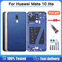 For Huawei Mate 10 Lite Battery Cover Rear Door Housing G10 Plus Back Case Chassis for huawei Nova 2i Mate 10 Lite Battery Cover