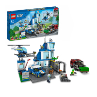 LEGO 樂高 城市系列 60316 城市警察局(玩具車 警察)