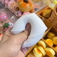 Squishy Toy Slow Rise Mochi Toy Soft Tofu Squeeze Toy Simulation Food Bread Egg Stress Release Hand Relax Vent Gift