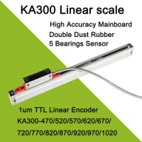 1um Lathe Linear Scale Sino KA300 620 670 720 770 820 870 920 970 1020mm 0.001mm TTL KA-300 Linear Encoder