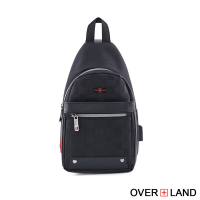 OVERLAND - 美式十字軍 - 格紋美式隨行單肩胸包 - 5606