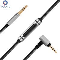 Poyatu WHXB910N Mic Cable for Sony WH-XB910N WH-XB900N WH-XB700 WHXB900N Audio Cable Aux Wire Universal Microphone Remote Cord