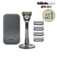 Gillette 吉列 吉列 Labs 極光系列刮鬍刀 1刀架5刀頭(旅行盒組)