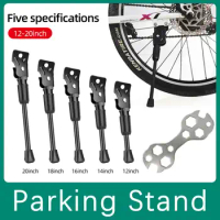 Kids Bicycle Kickstand Parking Stand 12/14/16/18/20 Inch Foot Brace Children Mountain Bike Side Support Foot Riding Accessories