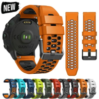 24mm Silicone Watch Strap For Suunto 7 9 Spartan Sport Belt Wristbands Suunto 9 baro Smart Watchband Replacement Bracelet Correa