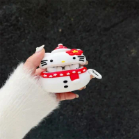 Hello Kitty Snowman For Airpods 3 Case 2021,3D Cartoon Cute Earphone Cover For Airpods Pro Case/Airpods 1/2 Case