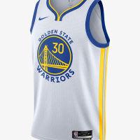 【NBA】籃球背心 STEPHEN CURRY GSW MNK DF SWGMN JSY ASC 22 男款 白(DN2077100)