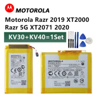 New Original battery KV30 KV40 For Motorola Motorola Razr 2019 XT2000 XT2000-1 XT2000-2 Razr 5G XT2071 2020 + Free Tools