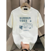 Kaos Unisex Baju Dengan Lengan Pendek Pria Dan Wanita Setengah Lengan Blus Putih Hitam Kaos Katun Mu