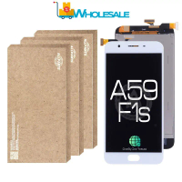 Paparan Rikey untuk ALLPARTS, penggantian digitizer skrin sentuh LCD untuk OPPO F1S, A59, A59S, boro