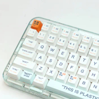 135 Keys PBT Plastic Keycaps OEM Profile Mechanical Keyboard Dye Sub White GK61 Anne Pro 2