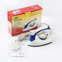 700W Portable Compact Size Electric Steam Iron Mini Foldable Handle Electric Steam Iron Baseplate Steam Iron Handheld Home Use
