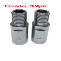 titanium Bicycle Pedal Extension Bolts Spacers 9/16 Pedal Extender Axle Crank Accessories 20Mm For MTB Road Bike Pedal Parts