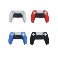 Split Silicone Case Sleeve for PS5 Controller with Antiskid Particles Cover Skin for DualSense 5