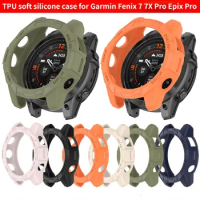 TPU soft silicone case for Garmin Fenix 7 7X Pro Protective cover For Epix Pro (Gen 2) 51mm 47mm Shell Watch accessories