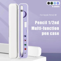 Portable Pencil Storage Box for Apple Pencil 1st/2nd Apple Pencil Nib Accessories Case ipad Pencil Silicone Protective Cover Box
