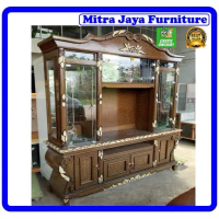 PROMO FREE ONGKIR !!!LEMARI PAJANGAN TV / BUFET TV CLASIC WOSHH GLOSY