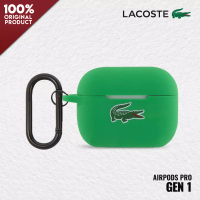 Lacoste Case Airpods Pro LACOSTE Silicone Croc Logo - Green