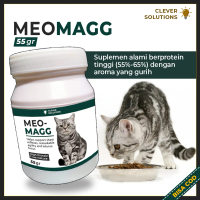 Clever Solutions - Meomagg - Penambah Nafsu Makan Imun Kucing Anabul Maggot Protein Tinggi